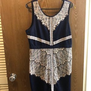 Blue lace Maurices dress